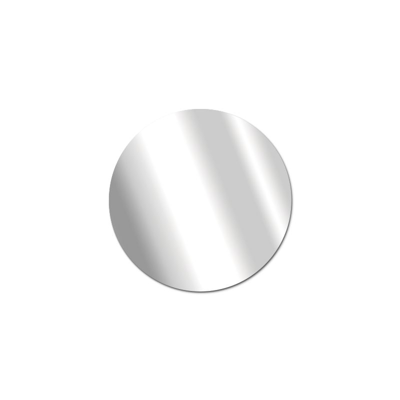 Disques ronds transparents en acrylique, miroir de 3Mm d'épaisseur, 100Mm  et 70Mm, 2 pièces