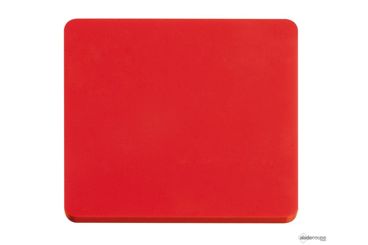 ONE (48,3 cm de diamètre) découpe au laser en acrylique transparent rouge  vierge disque rond : cercle en plexiglas transparent à bord lisse de 3 mm