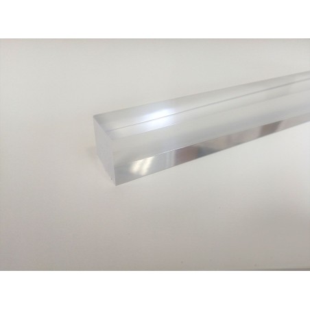 Colorless Acrylic square bar 20x20mm