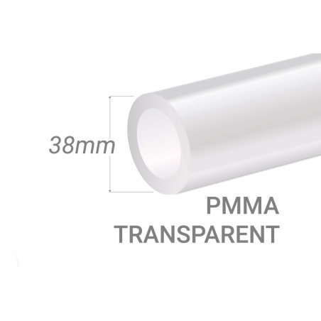 Clear PMMA Tube 15x3mm